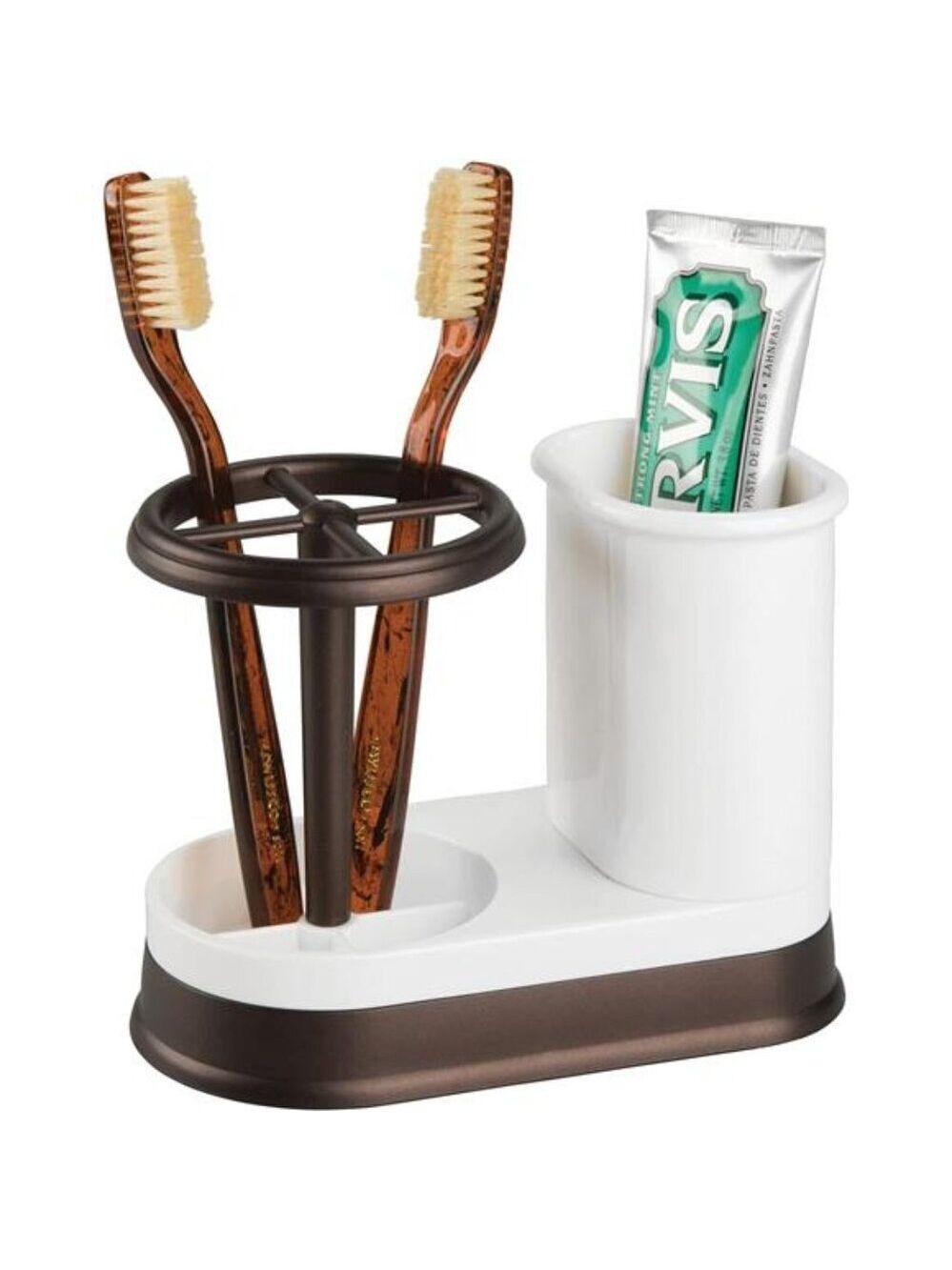 Toothbrush holder bathroom organizer stand for electric toothbrush toothpaste
